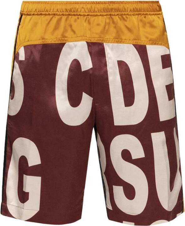 Dries Van Noten Panelshorts Meerkleurig Heren