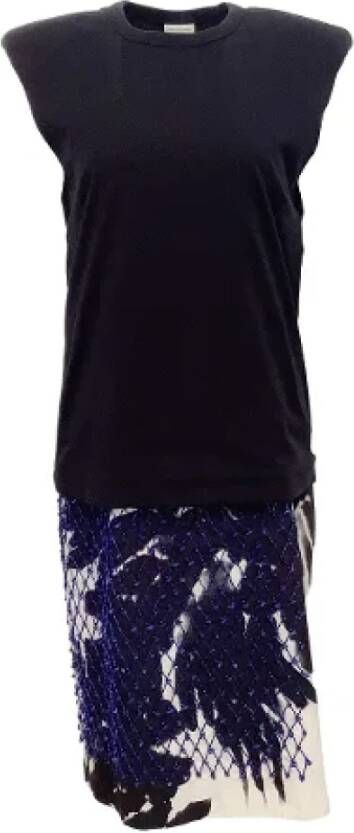 Dries van Noten Pre-owned Cotton dresses Zwart Dames