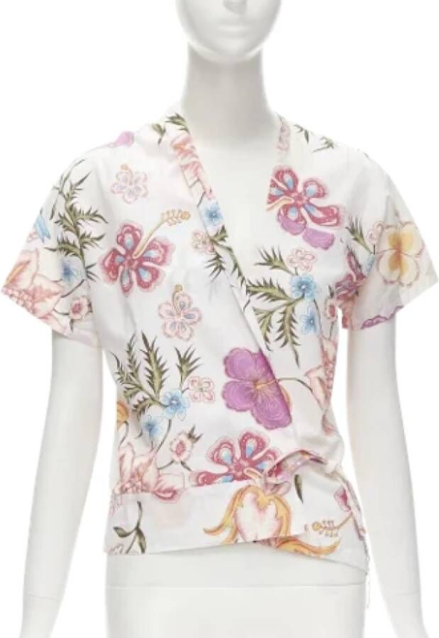 Dries van Noten Pre-owned Cotton tops White Dames