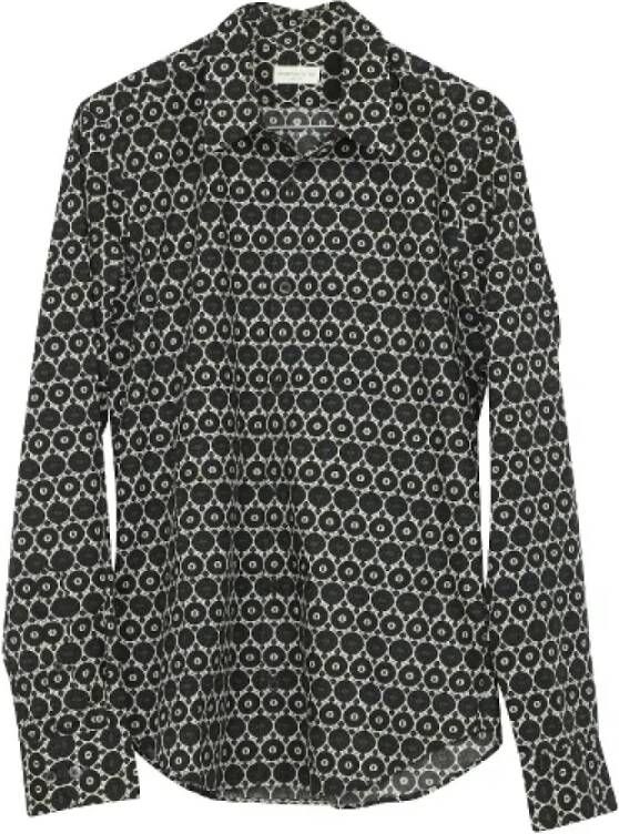 Dries van Noten Pre-owned Cotton tops Zwart Dames