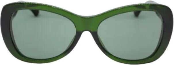 Dries van Noten Pre-owned Fabric sunglasses Groen Dames