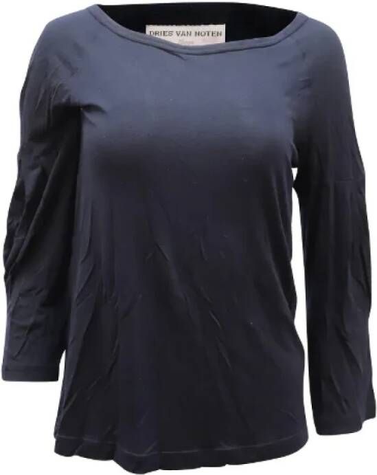 Dries van Noten Pre-owned Fabric tops Blauw Dames