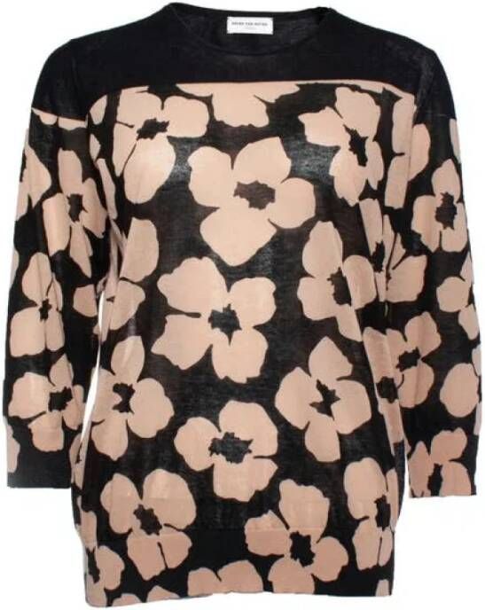 Dries van Noten Pre-owned Pre-eigenaarcottontops Beige Dames