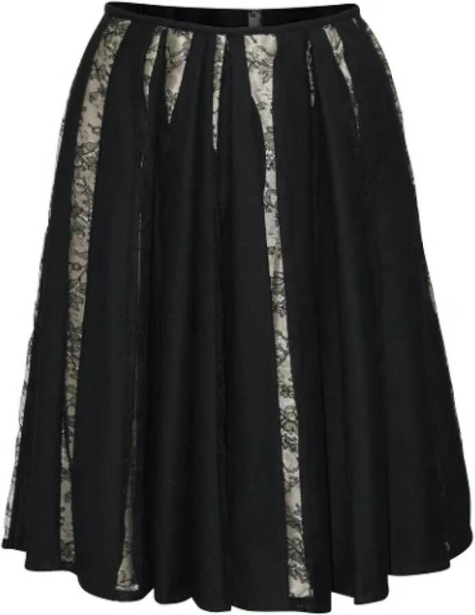 Dries van Noten Pre-owned Midi Skirts Zwart Dames