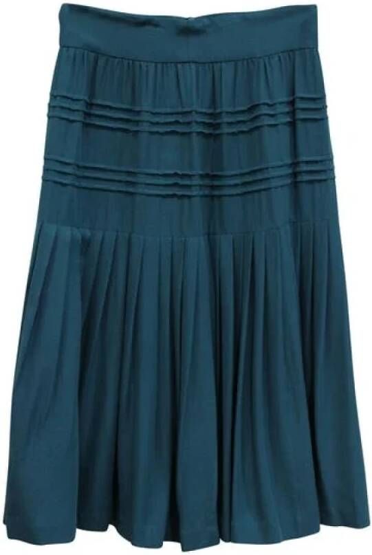 Dries van Noten Pre-owned Skirts Blauw Dames