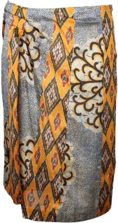 Dries van Noten Pre-owned Skirts Oranje Dames