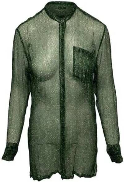 Dries van Noten Pre-owned Tops Groen Dames