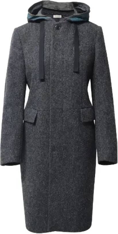 Dries van Noten Pre-owned Wool outerwear Grijs Dames