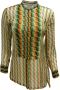 Dries van Noten Pre-owned Silk tops Groen Dames - Thumbnail 1