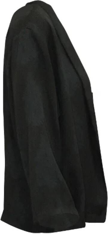 Dries van Noten Pre-owned Silk tops Zwart Dames
