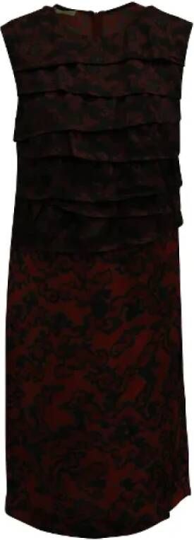 Dries van Noten Pre-owned Viscose dresses Rood Dames