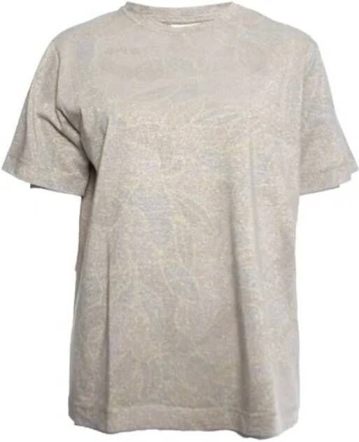 Dries van Noten Pre-owned Voldoende katoentoppen Grijs Dames