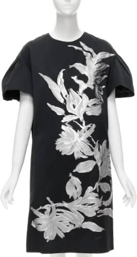 Dries van Noten Pre-owned Voldoende polyester jurken Zwart Dames