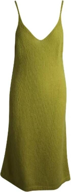 Dries van Noten Pre-owned Wool dresses Yellow Dames