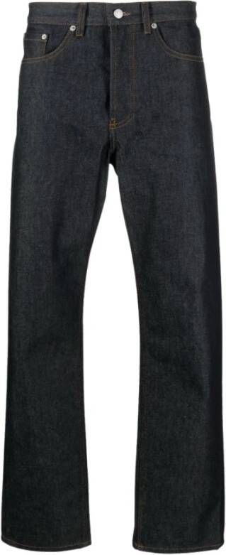 Dries Van Noten Rechte spijkerbroek Blauw Heren