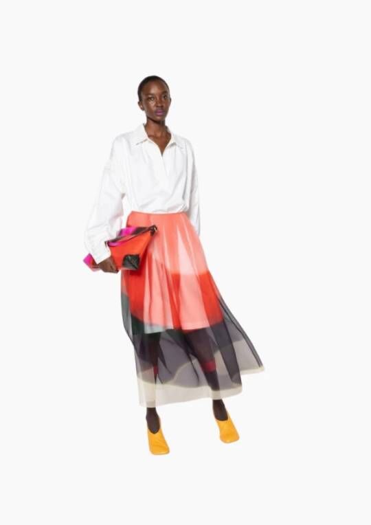 Dries Van Noten Skirts Rood Dames