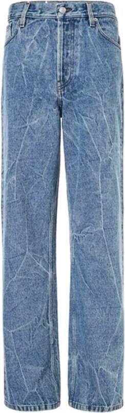 Dries Van Noten Upgrade je denimcollectie met heren straight jeans Blue Heren