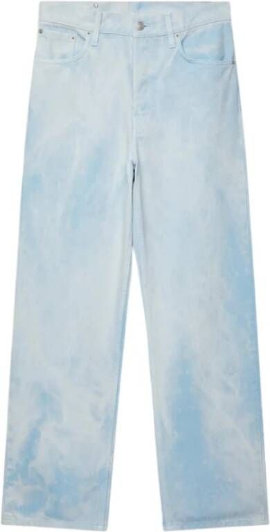 Dries Van Noten Tijdloze Straight Leg Jeans Blue Heren