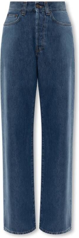 Dries Van Noten Straight leg jeans Blauw Dames