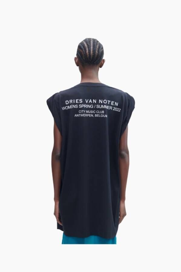 Dries Van Noten Katoenen T-Shirt 100% Katoen Black Heren