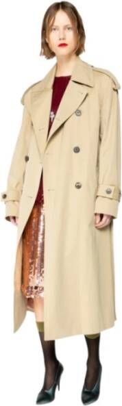 Dries Van Noten Beige Trenchcoat Beige Dames