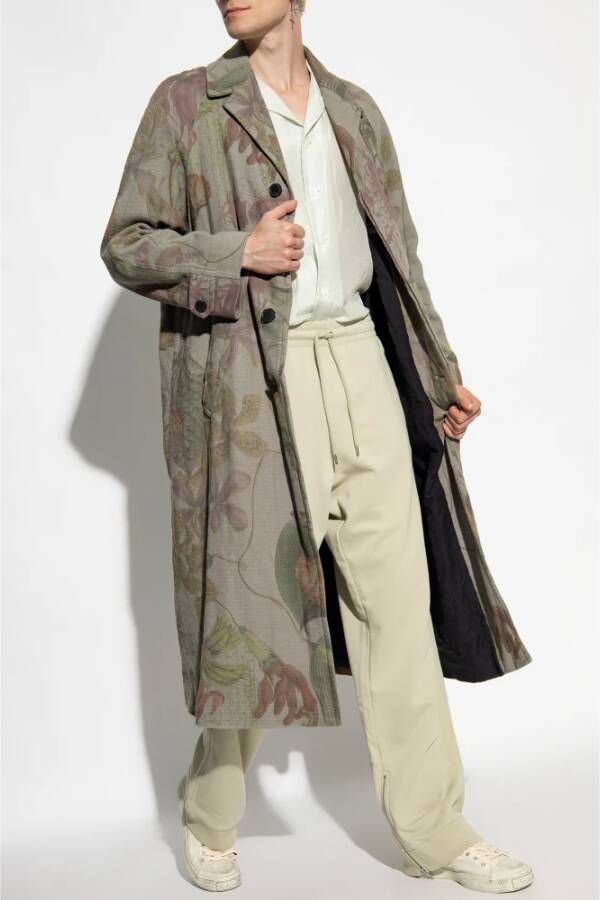 Dries Van Noten Zijden shirt Groen Heren