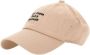 Drole de Monsieur Beige Baseball Cap Geborduurde Slogan Beige Heren - Thumbnail 1