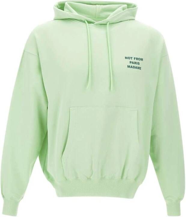 Drole de Monsieur Heren Le Hoodie Classique Green Heren