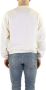 Drole de Monsieur Oranje Sweatshirt met Borstprint White Heren - Thumbnail 1