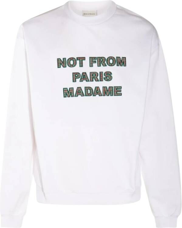Drole de Monsieur Sweatshirt White Heren