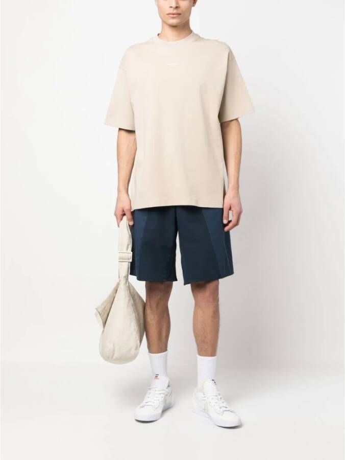 Drole de Monsieur Basis T-Shirt Beige Heren