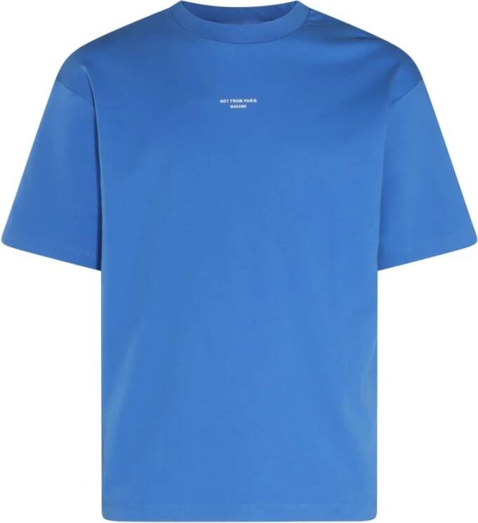 Drole de Monsieur T-shirts Blauw Heren