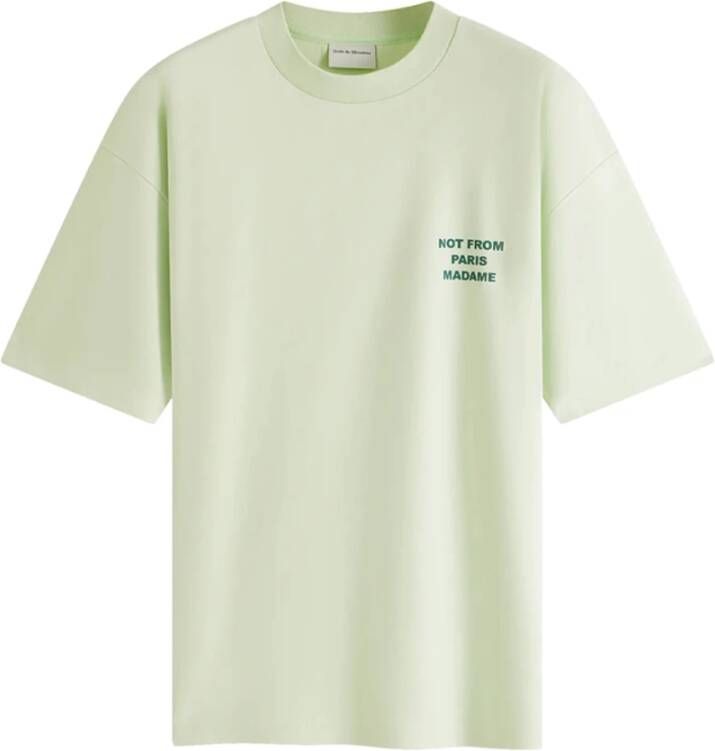 Drole de Monsieur T-Shirts Groen Heren