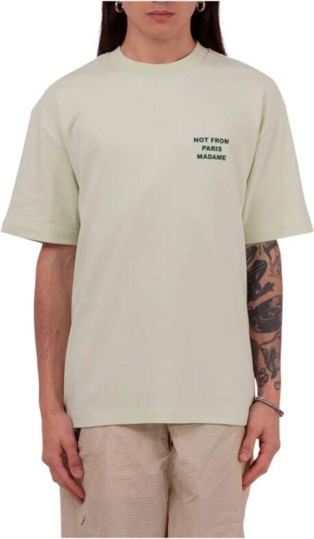 Drole de Monsieur T-Shirts Groen Heren