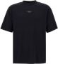 Drole de Monsieur Zwarte Crew Neck T-shirt met Nfpm Print Black Heren - Thumbnail 1