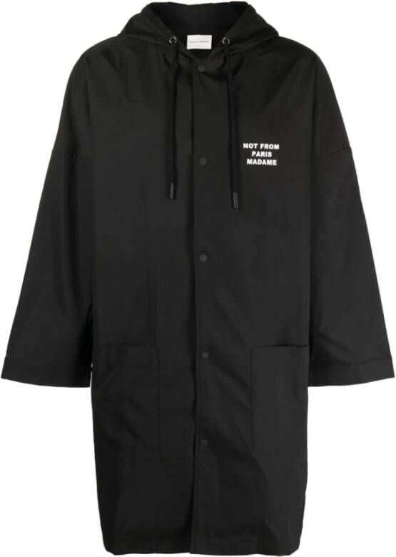 Drole de Monsieur Zwarte Jassen voor Heren Zwart Heren