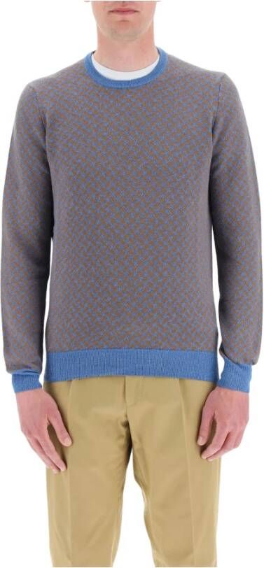 Drumohr creweck sweater Grijs Heren