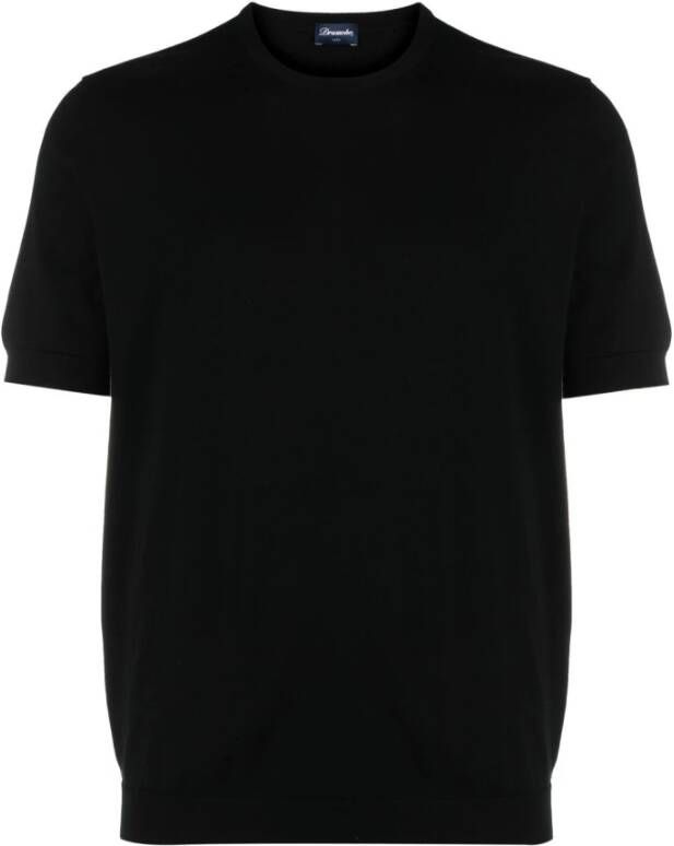Drumohr D0Gn100690 T-Shirt Zwart Heren