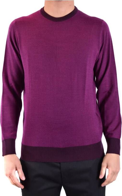 Drumohr Knitwear Purple Heren