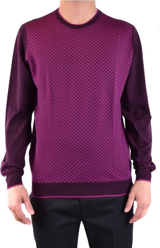 Drumohr Knitwear Purple Heren