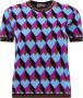 Drumohr Knitwear T-shirt Blauw Dames - Thumbnail 1