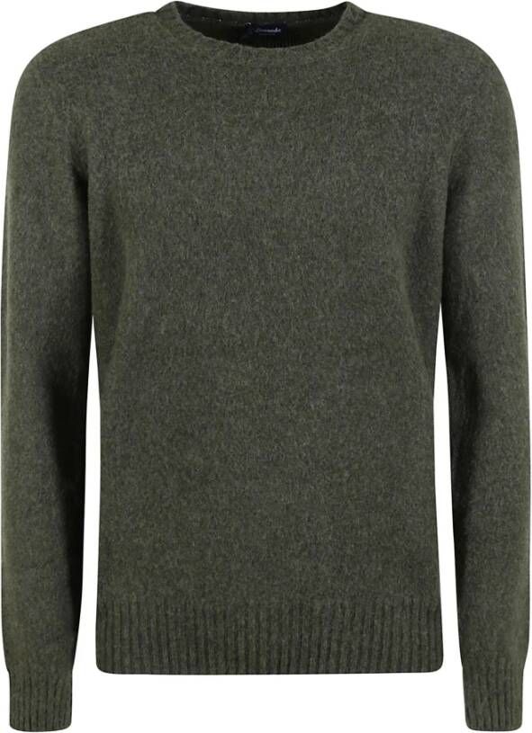 Drumohr Men Clothing Sweater D8W103G Groen Heren