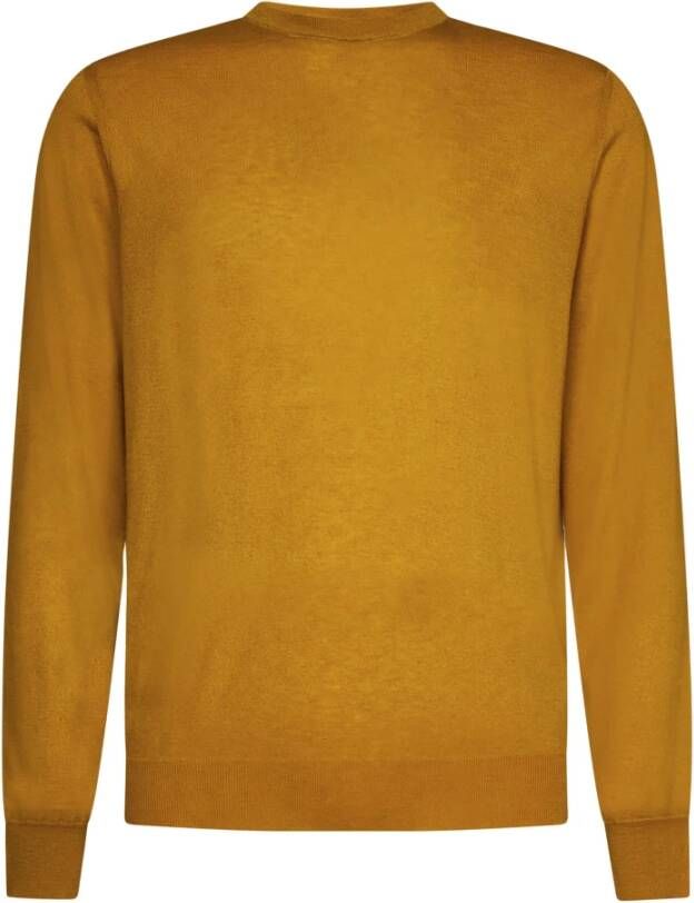 Drumohr Men Clothing Sweatshirts D0Tk103 Geel Heren