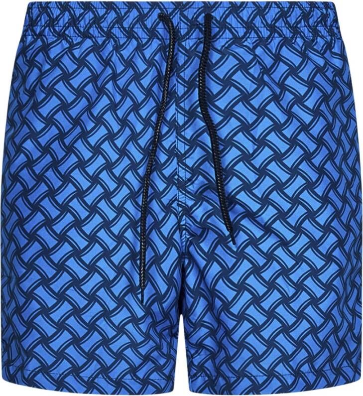 Drumohr Men Clothing Swimwear Blue Ss23 Blauw Heren