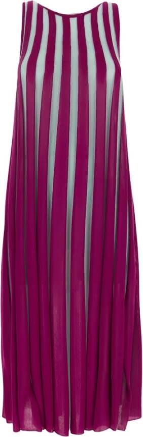 Drumohr Midi Dresses Purple Dames