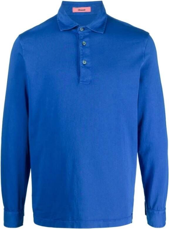 Drumohr Polo Shirt Blauw Heren
