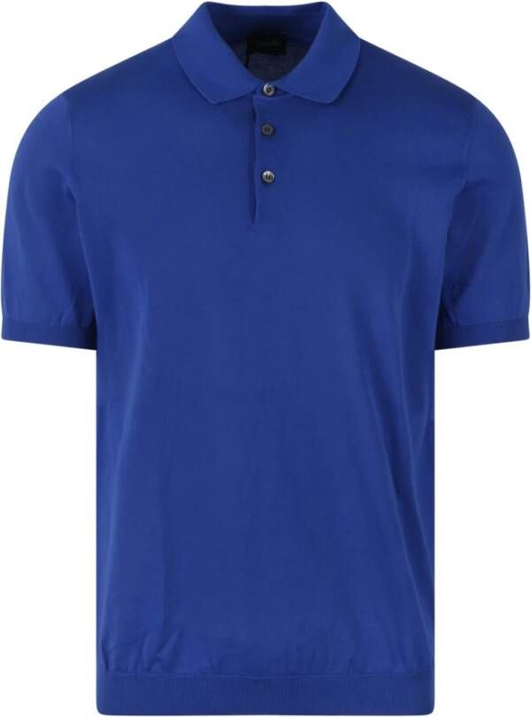 Drumohr Polo Shirts Blauw Heren