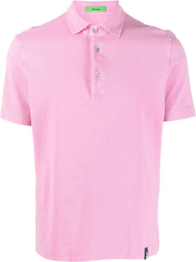 Drumohr Polo Shirts Roze Heren