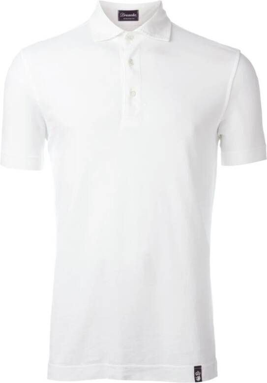 Drumohr Polo Shirts White Heren