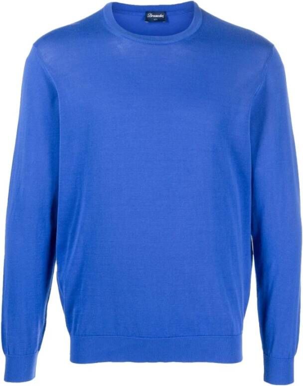 Drumohr Sweater Blauw Heren